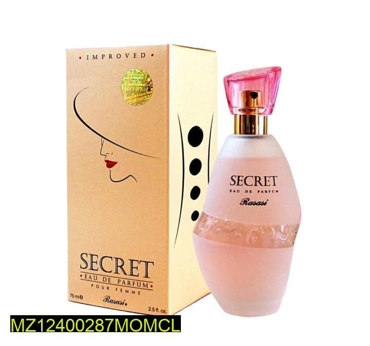 75ml Pink Glass Perfume for Women Sweat Resistant