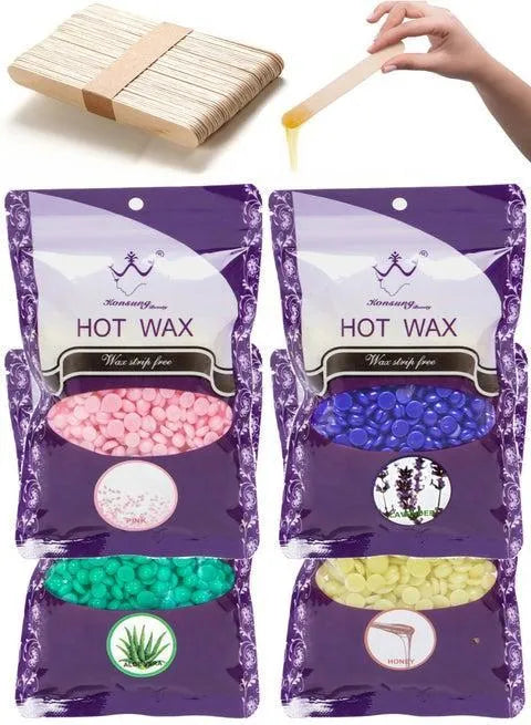 Hot Wax Beads Multicolor 100g Sensitive Skin