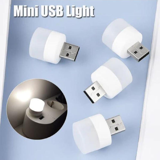 Mini USB Lights White Type-C Rechargeable