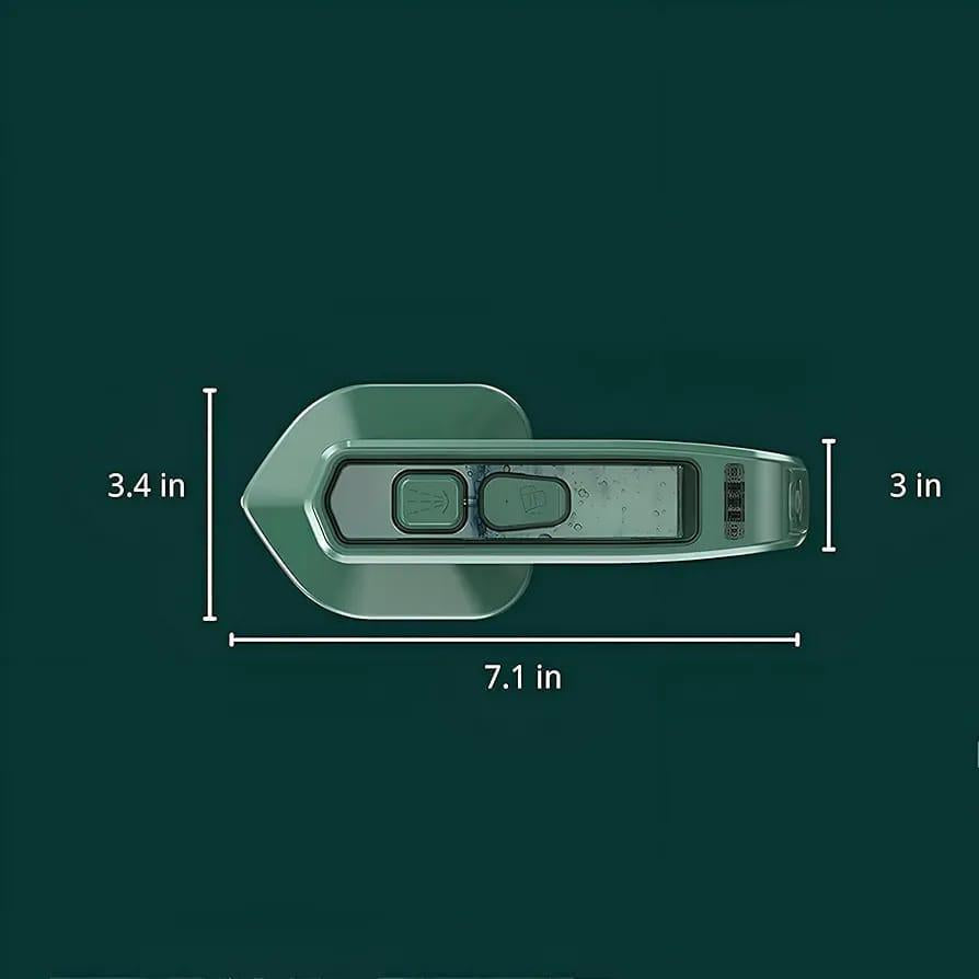 Foldable Steam Iron Green ABS Plastic