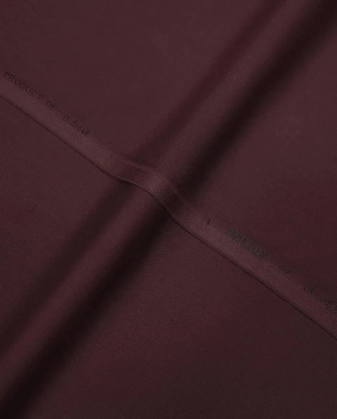 Maroon Wash & Wear Men Suit Fabric
