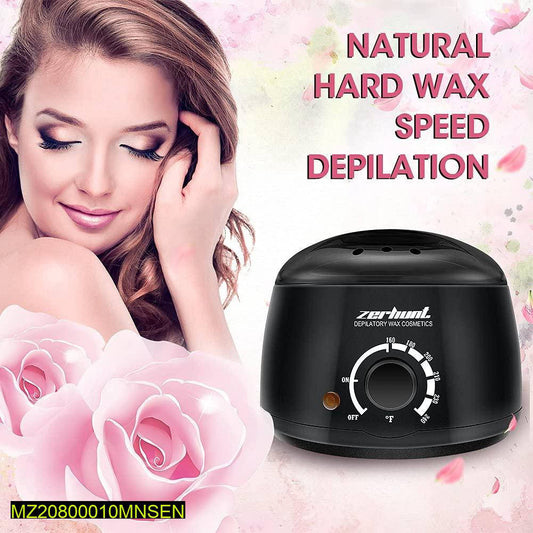 Wax Heater for Home & Salon Use Black ABS