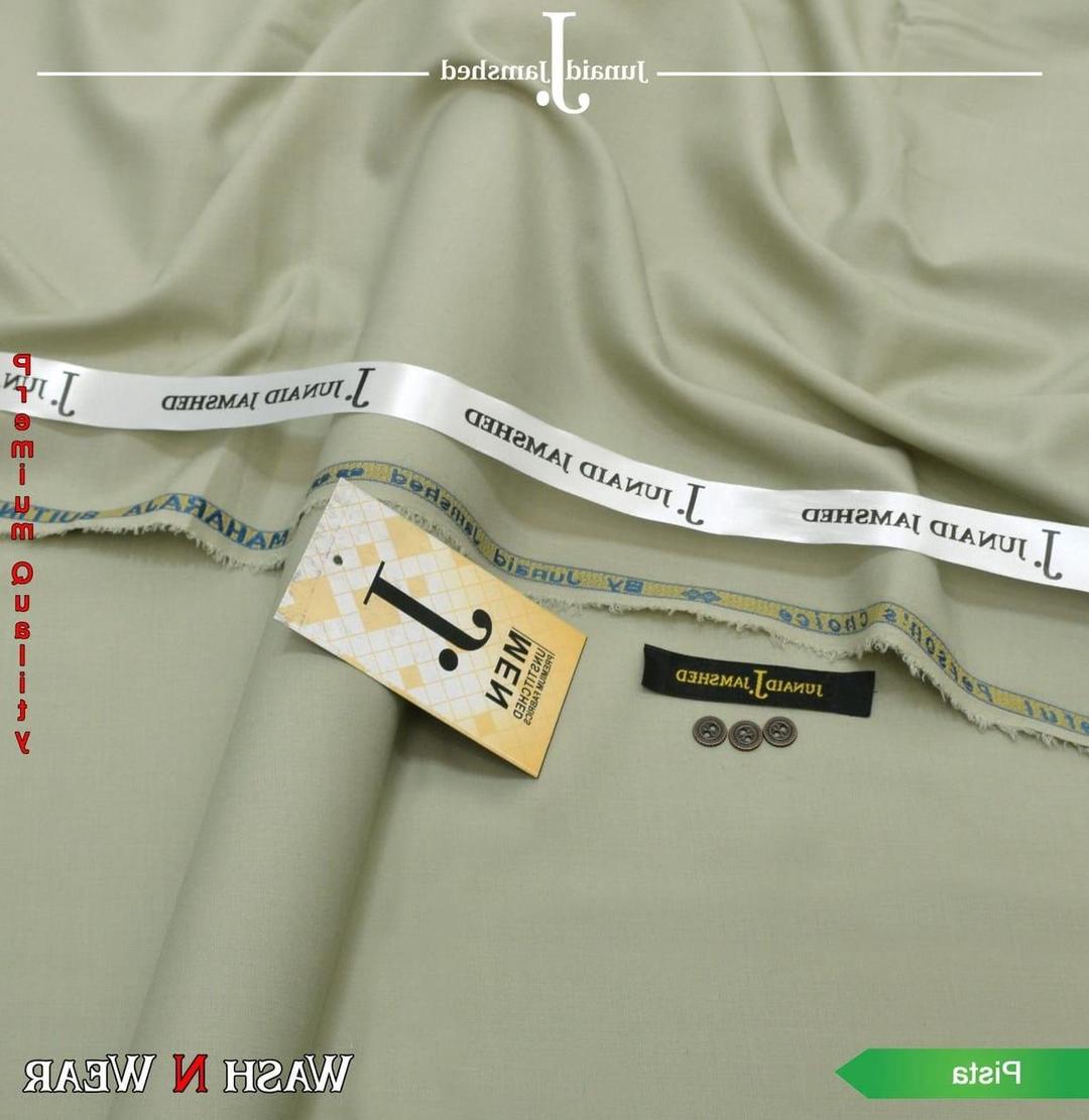 Wash & Wear Suit Junaid Jamshed Men's Pista Green