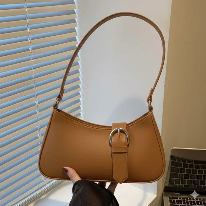 Women's Rexine Plain Shoulder Bag