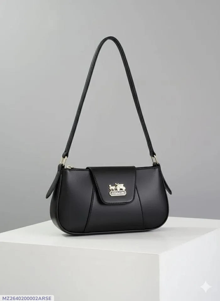 Women's Rexine Plain Shoulder Bag