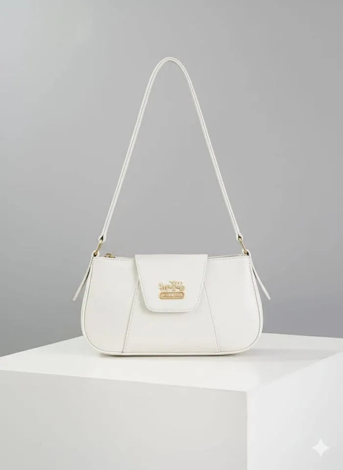 Women's Rexine Plain Shoulder Bag