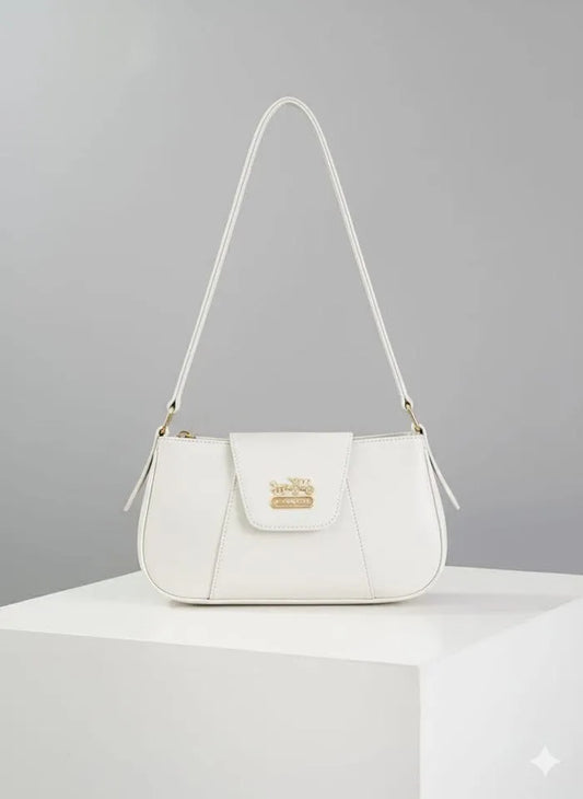 Women's Rexine Plain Shoulder Bag