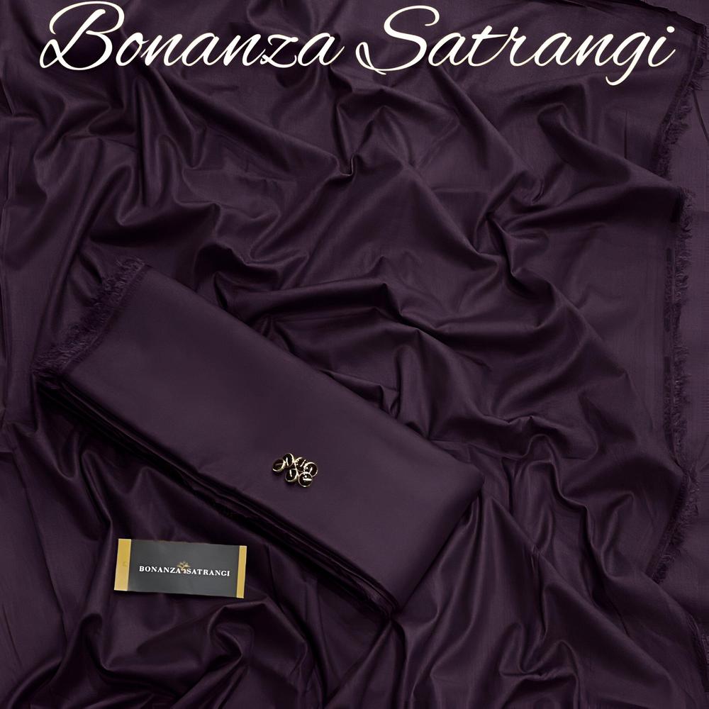 Bonanza Satrangi Men's Unstitched Suit Purple