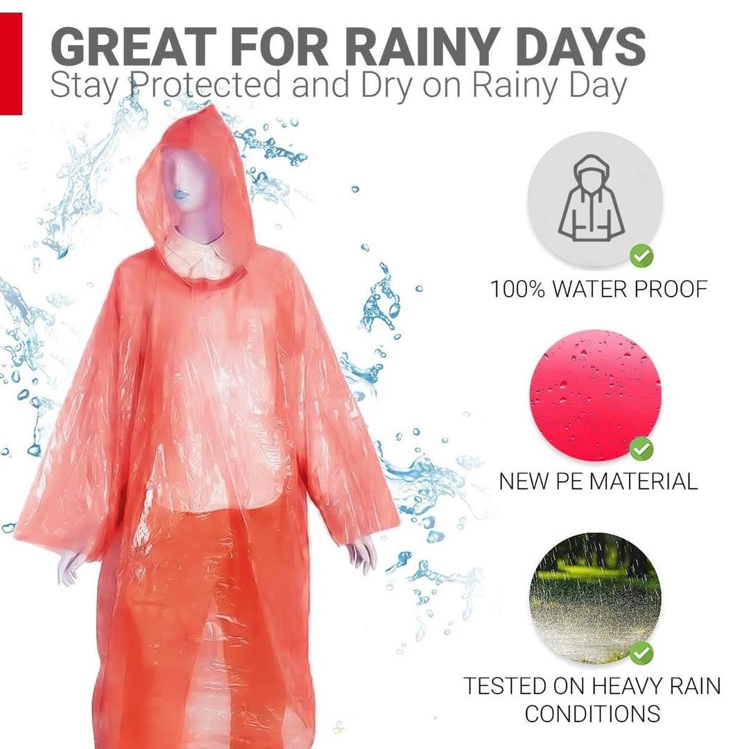 3 Pcs ABS Plastic Keychain Raincoat Multicolor