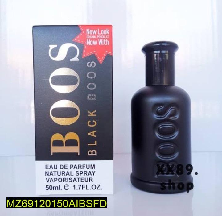 Men's Black Glass Perfume for Eid & Office Wear