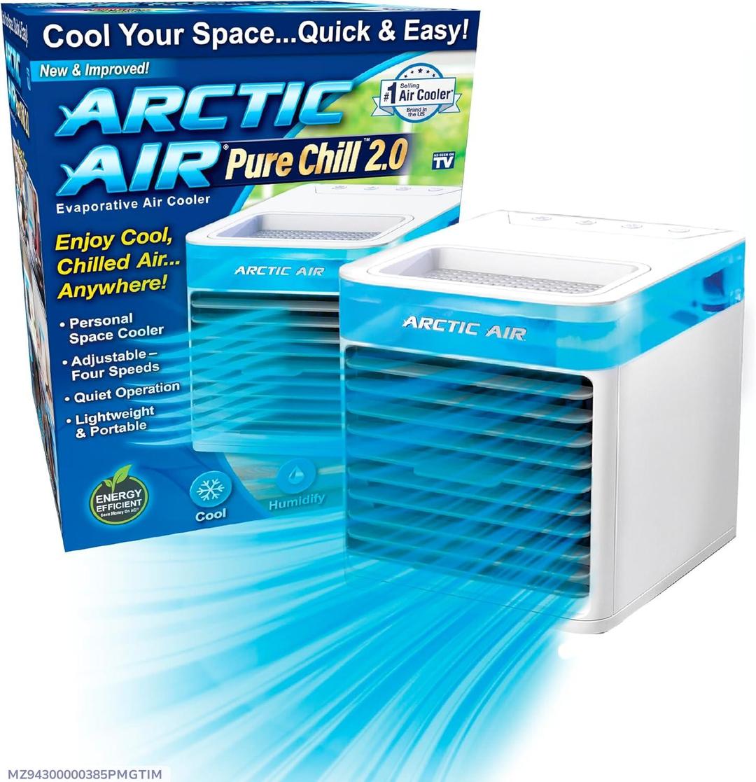 Mini Air Cooler White Portable Quiet Cooling 3cm