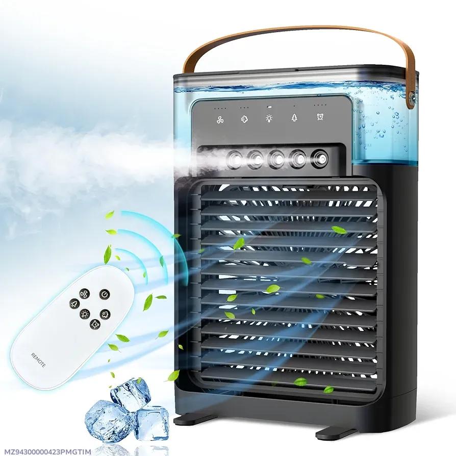 Mini Air Cooler Remote Control Black ABS 3cm
