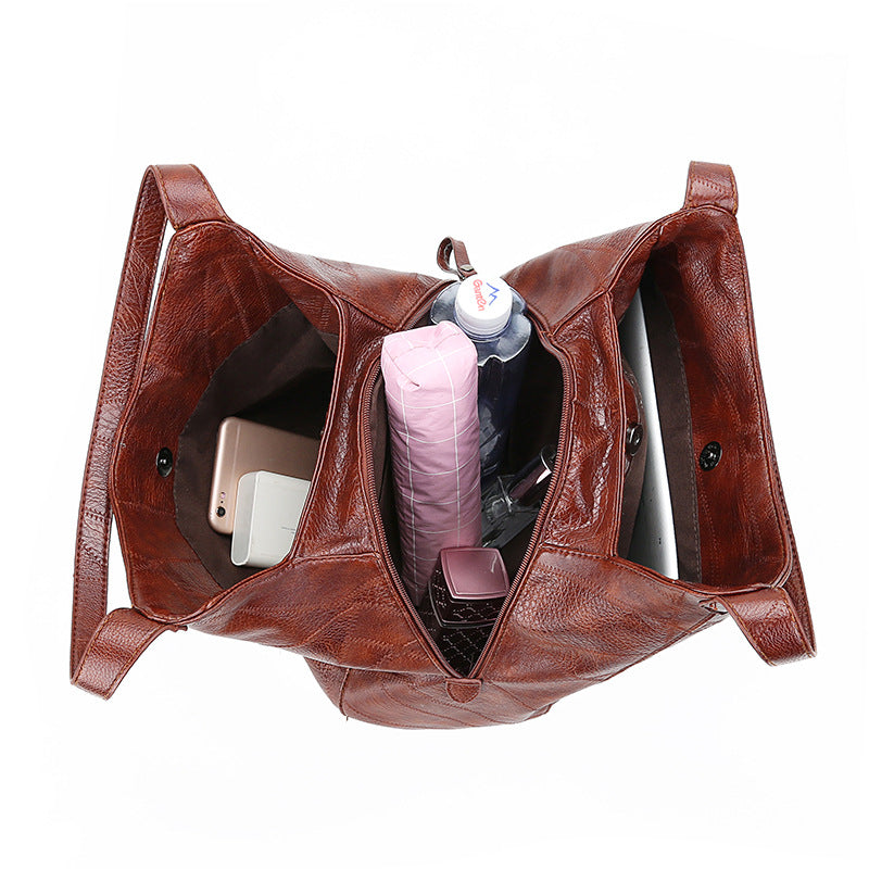 Women's Retro Soft Leather Shoulder Bag Premium Daily Use